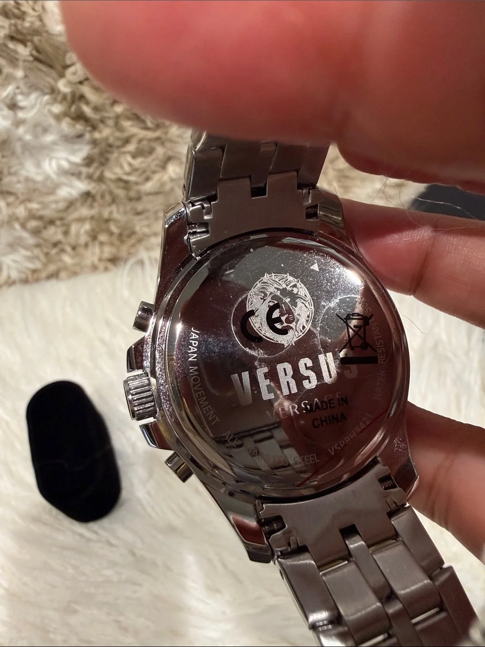 VERSUS  ( VERSACE) Two-Tone Men's Chronograph Watch in Blue